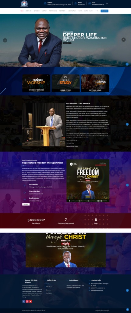 Mega Church Website
